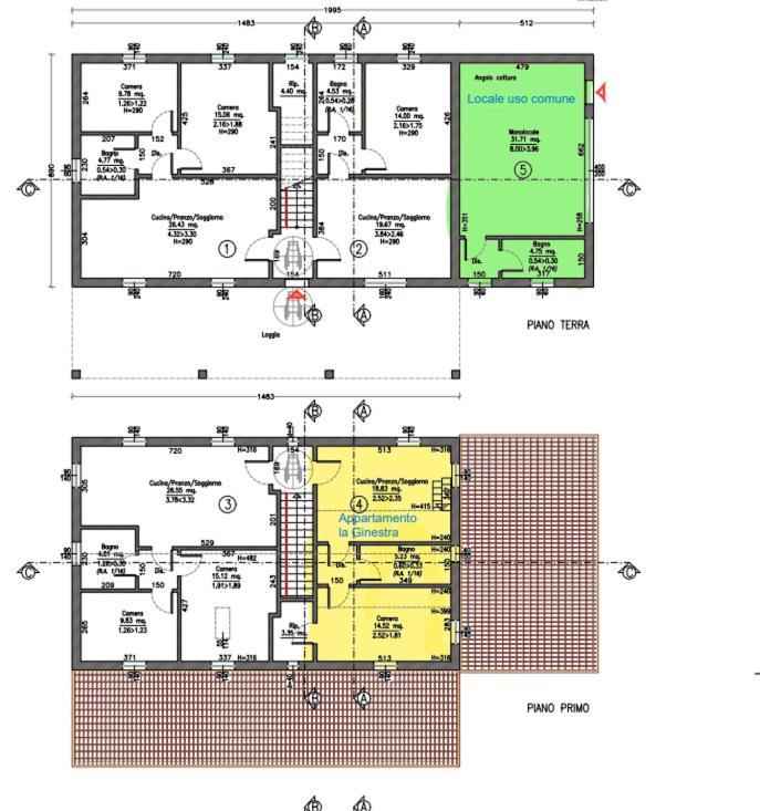 Casal Del Sole - La Ginestra Apartman Montefelcino Kültér fotó